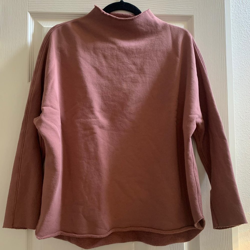 Frank & Eileen Lab Long-sleeve Funnel-neck Capelet